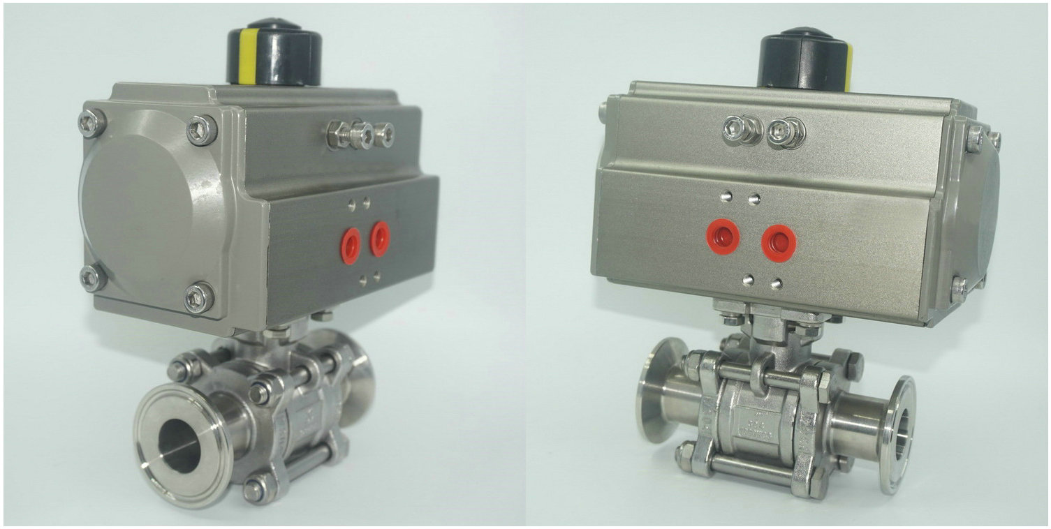 無滯留全包氣動球閥 無滯留全包氣動球閥